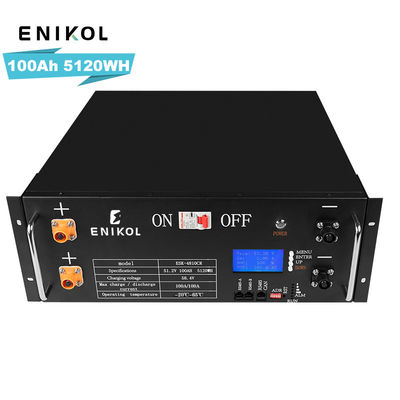 24V 200h Batteria di ferro litio fosfato RV 48V 100ah Lifepo4 Batteria di accumulo di energia