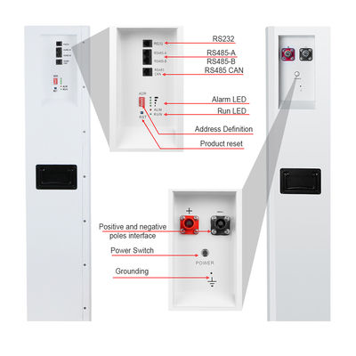 10kwh Batteria solare Lifepo4 Powerwall 48V Off Grid Batteria agli ioni di litio 100ah 200ah