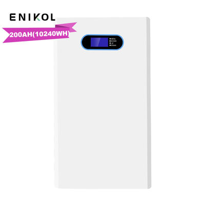 Lifepo4 Batteria al litio Montaggio murale 200ah 100ah 48V Batteria del sistema solare