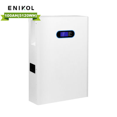 Powerwall 5kw Batteria LiFePo4 montata a parete 48V 100Ah Batteria solare agli ioni di litio