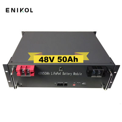 51.2V Lifepo4 sistemi di stoccaggio con batteria solare 50ah 48V batteria solare al litio