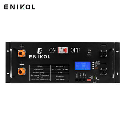 LiFePO4 48V Litio Ferro Fosfato Batteria solare 51.2V 100Ah