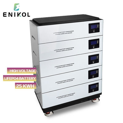 Batteria LiFePo4 impilabile 48v 100ah 200ah 400ah Immagazzinamento di energia domestica per il solare