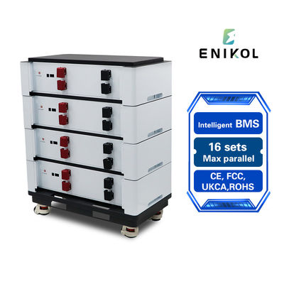 Batteria al litio impilabile 15kwh 20kwh Batteria LiFePo4 48v Sistema di accumulo solare