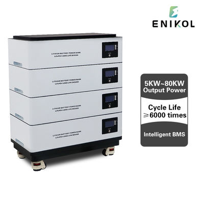 100AH 48V Sistema di batterie solari 15kwh Lifepo4 Akku 51.2v 200ah 300ah Batteria solare al litio