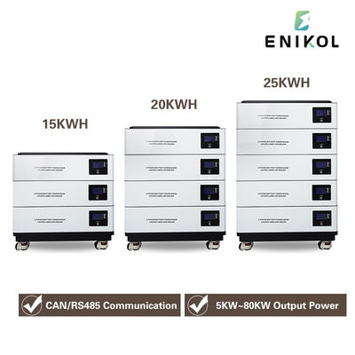 48V batterie solari sistemi di alimentazione di riserva 5KW 51.2V LiFePO4 batterie con guscio di acciaio