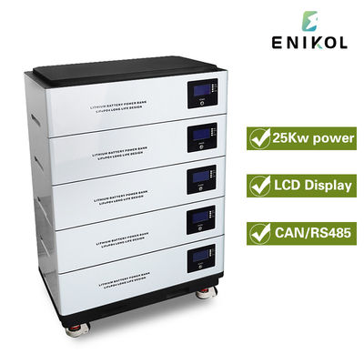 Batteria solare stackabile ad alta capacità da 48V 51.2v 100ah Batteria al litio Lifepo4