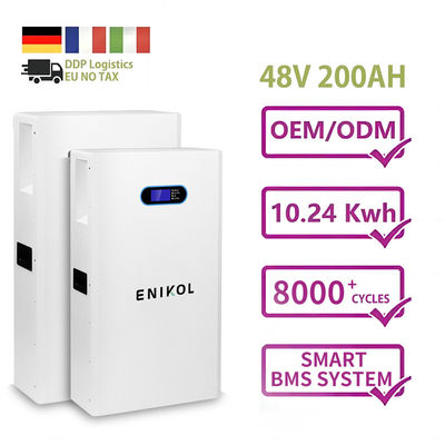 Power Wall 200AH 48V batteria solare al litio Lifepo4 per sistemi solari off-grid