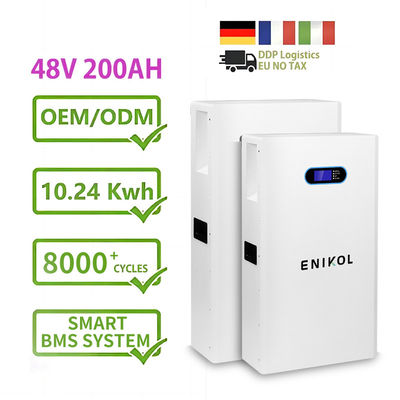 48V 10KWH Batteria solare con display LCD 200A Lifepo4 Batteria energia di alimentazione