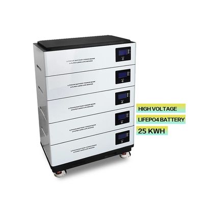 51.2v Batteria LiFePo4 impilabile 100ah 48v Sistema di energia solare Batteria al litio con BMS