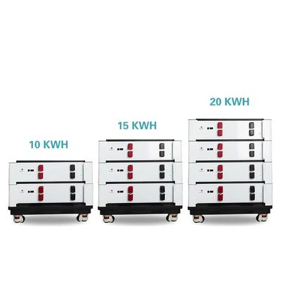 Batteria al litio impilabile 48v 100ah Batteria LiFePo4 5120WH Contenitore di stoccaggio dell'energia