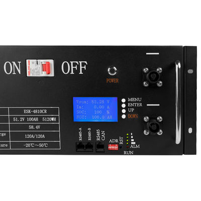 Home Immagazzinamento di energia solare 51.2V 100AH batteria al litio 5KWH LiFePO4 batteria