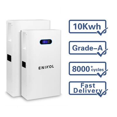 Batteria al litio 48V montata a parete 200AH 10240WH Batteria LiFePo4 con BMS integrato