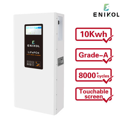 51.2v 5kwh 10kwh 15kwh Parete di litio Lifepo4 Batteria Powerwall con schermo tattile