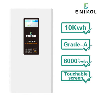 Batteria al litio ferro fosfato da 48 V Batteria solare LiFePO4 da 51.2 V Batteria solare da 10 kWh 15 kWh Con BMS