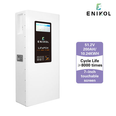 schermo toccabile 51.2V 100AH 200AH 300AH Batteria di accumulo di energia LiFePO4