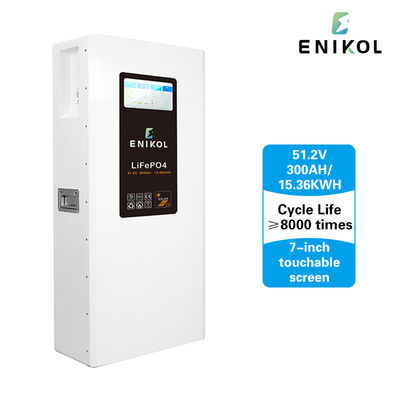 7-inch touch screen 100AH-300AH batteria solare 48V batteria al litio Lifepo4