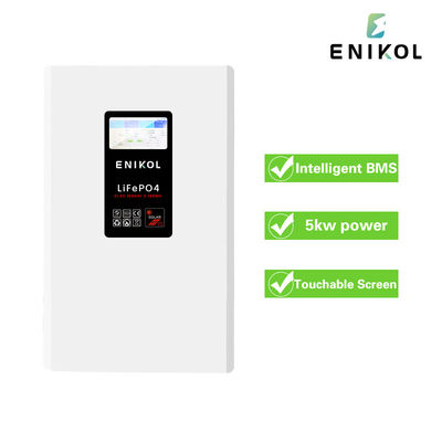 5KWH Montaggio murale Batteria solare 48V 100ah Batteria solare al litio 51.2V