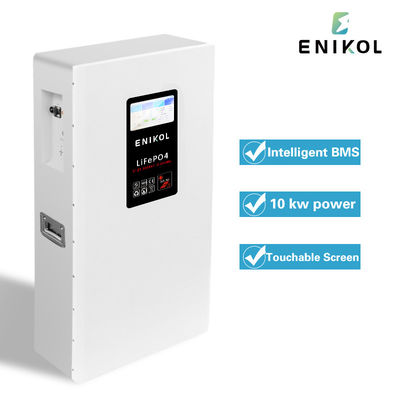 Batteria al litio da 48V 15KWH 51.2V 300Ah Batteria LiFePO4 montata a parete con schermo tattile