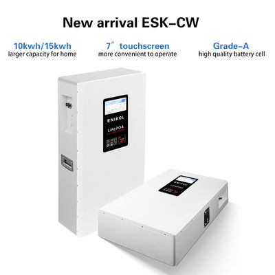 Batteria al litio 51.2V 300AH a parete LiFePO4 per sistema di accumulo di energia domestica