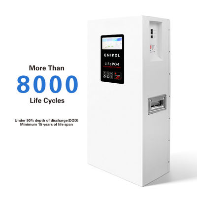 10KWH Long Life Batteria solare da 48V 7-inch touch screen 51.2V 200AH Batteria LiFePO4