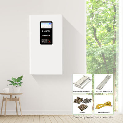 48V 300AH LiFePO4 batteria 15kw 51.2v a terra/montaggio a parete incorporato in BMS