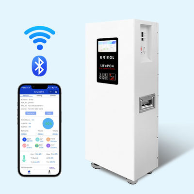 Display touch screen 48V Batteria solare al litio 10KW Potenza con WiFi e Bluetooth