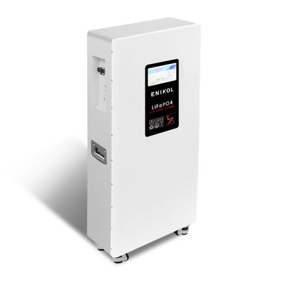 Touchscreen 48V Batteria solare mobile al litio 15KWH 300AH Batteria di accumulo di energia domestica 51.2V